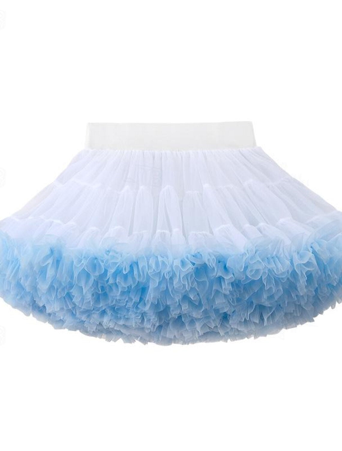 Petticoat Hoop Skirt Cocktail Dress Girls Under Skirt Ballet Dancer Party Kid's Skirt