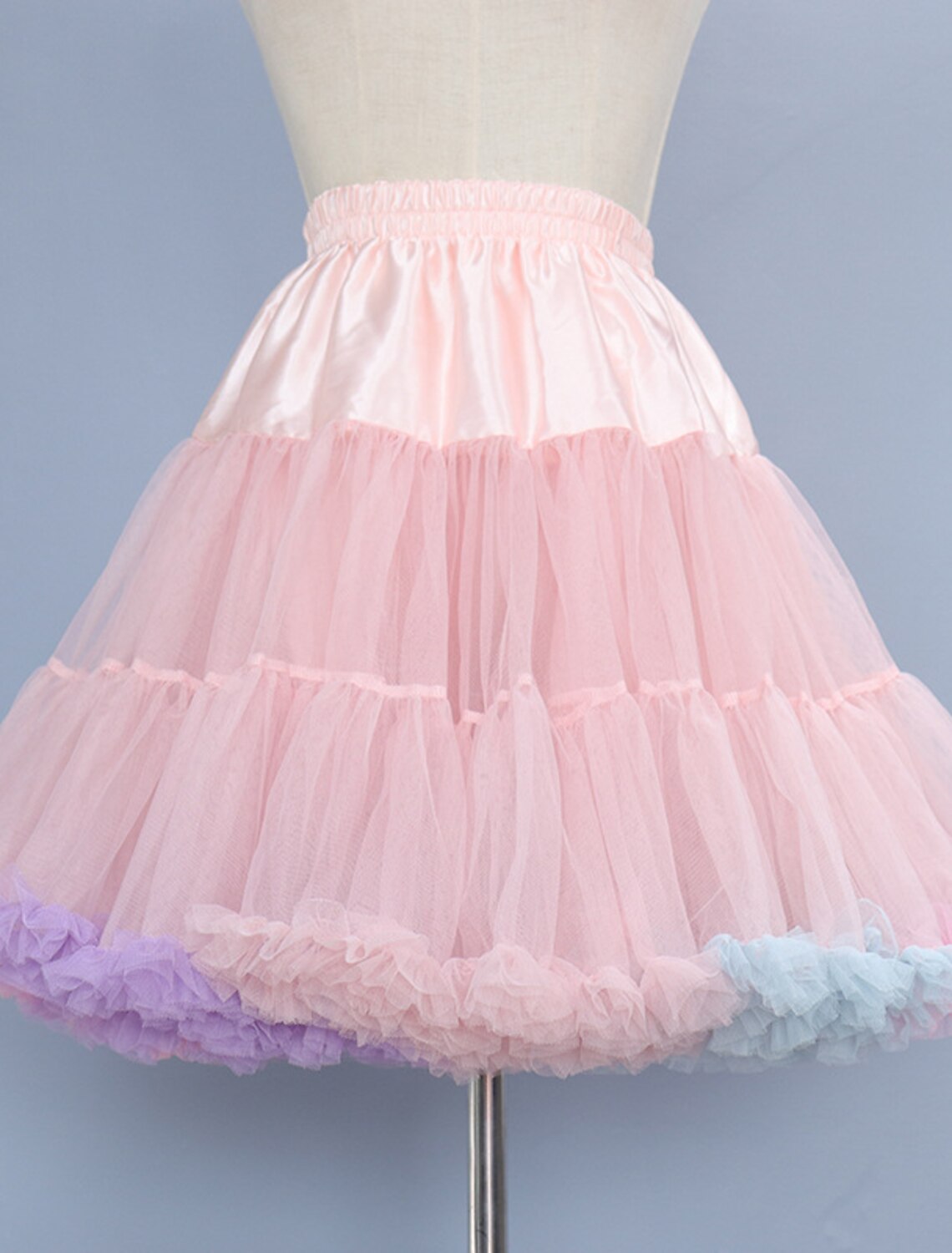 Wedding / Engagement Tulle Knee-Length Petticoats Hoop Skirt Tutu Under Skirt Women's Masquerade Performance Party Skirts