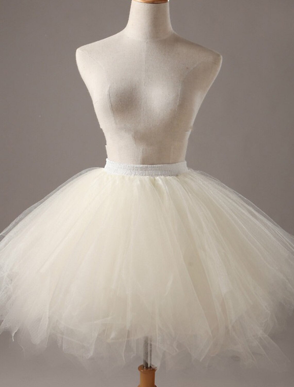 Short Girl Skirt Cocktail Dress Petticoat Hoop Skirt Ballet Dancer Women's Girls' Wedding Party Petticoat